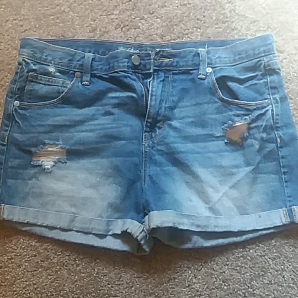 Denim shorts